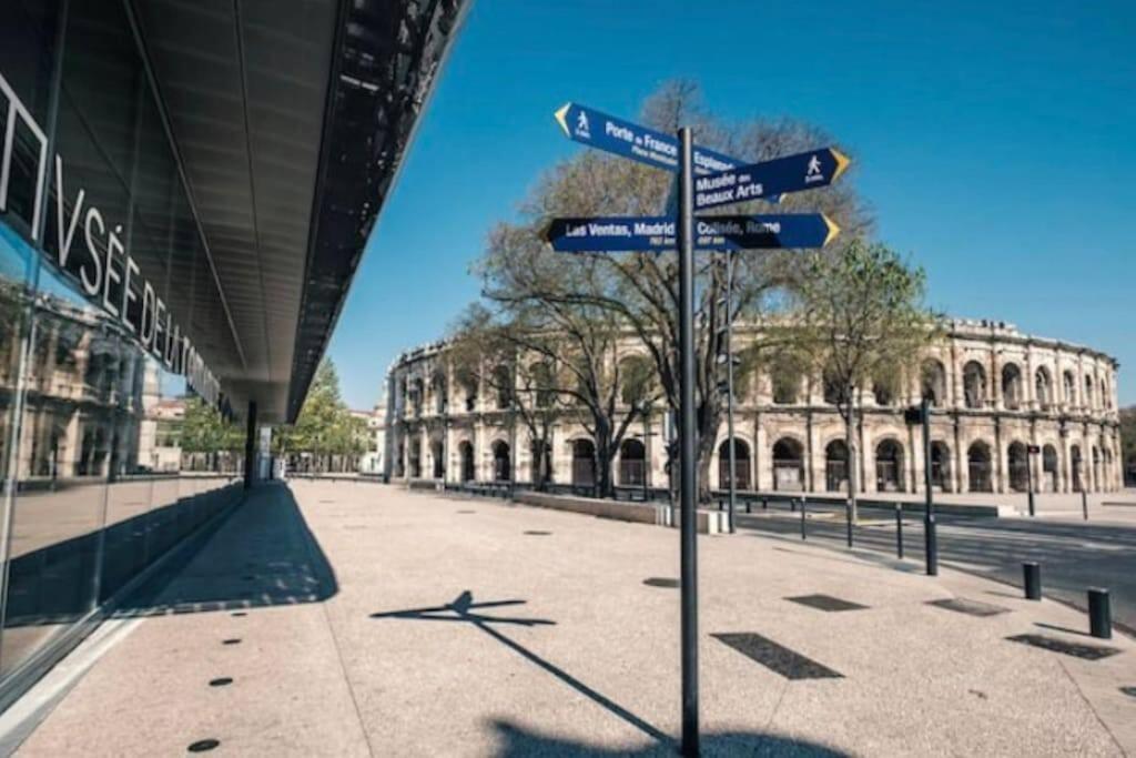 Studio 23M2 Moderne Hypercentre - Arenes A 2 Min Nîmes Exteriör bild